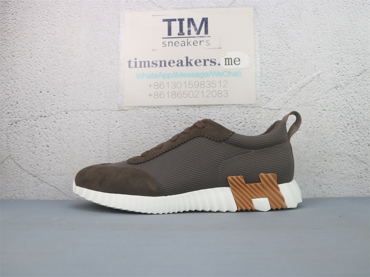 Hermes Paris Bouncing Sneaker Beige